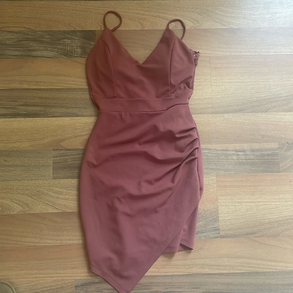 Revamped pink dress, size small